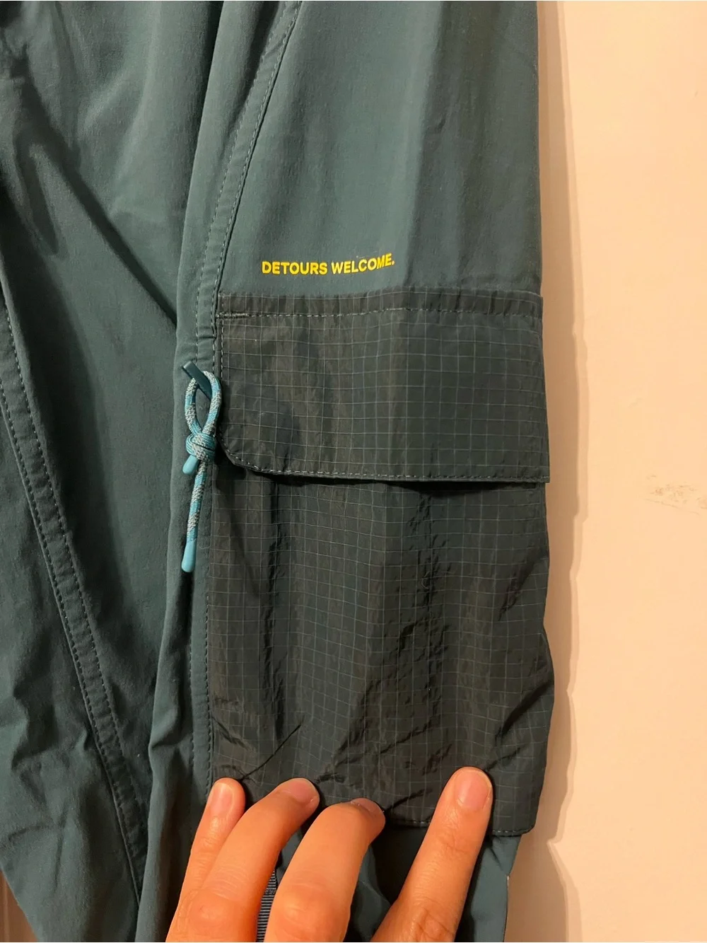 Lululemon Cargo High-Rise Lined Hiking Pant—Green Jasper